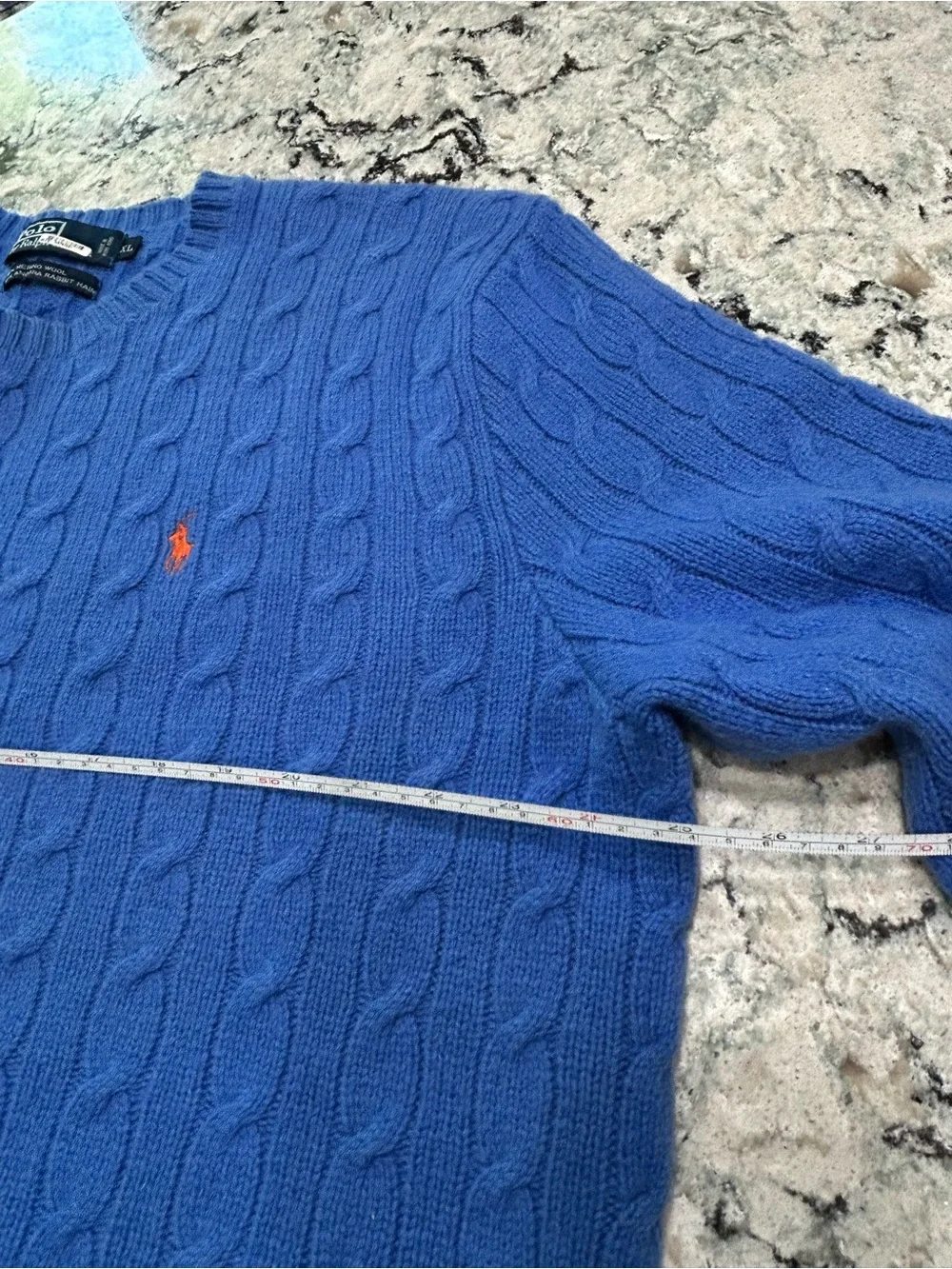 Polo Ralph Lauren Wool Blend Cable Knit Sweater